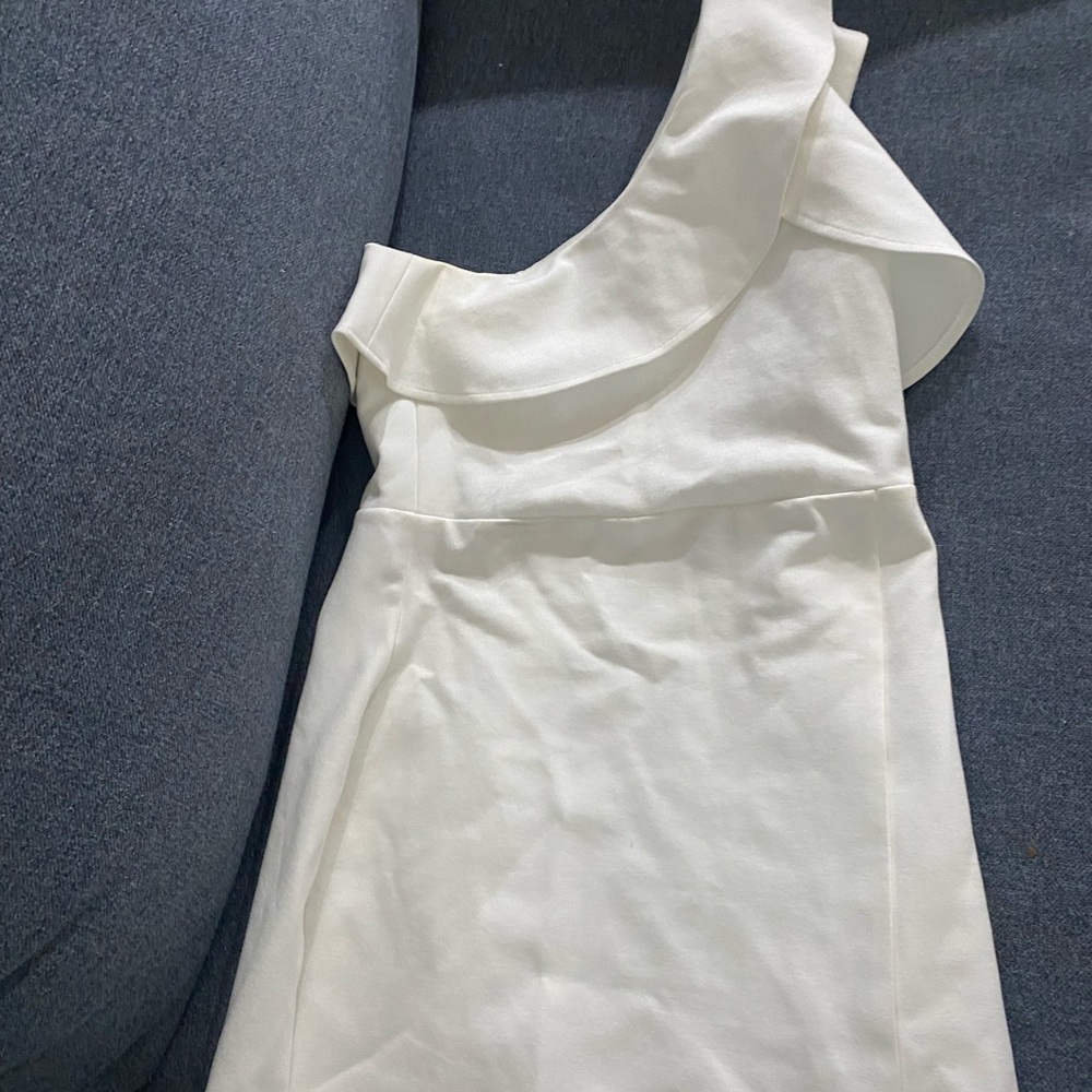 Lulu's Stylish White Dress